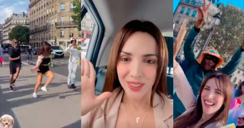 Rosángela Espinoza disfruta de sus vacaciones en Europa. elpopular.pe