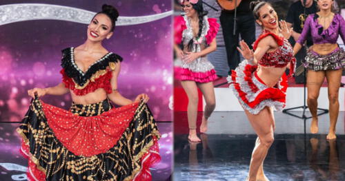 Allison Pastor sorprende a todos a ritmo de festejo. elpopular.pe