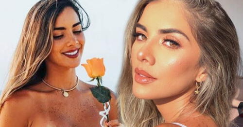 Korina Rivadeneira se emociona al hablar de nuestro país. elpopular.pe