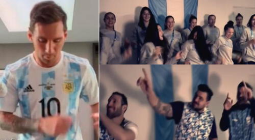 Peculiar baile de Lionel Messi en Tokio 2020 se hizo viral en las redes sociales. elpopular.pe