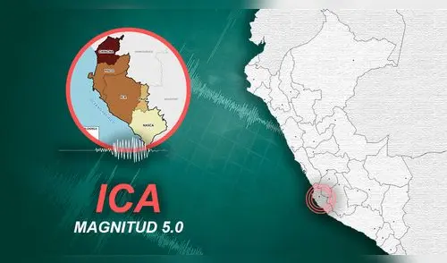 Ica viene registrando tres sismos seguidos en menos de una hora. elpopular.pe