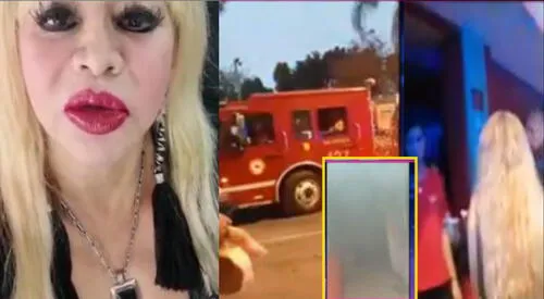 Susy Díaz: su casa se incendió y generó pánico entre todos sus inquilinos. elpopular.pe