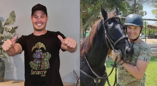 Foto de George Forsyth posando con el cierre abierto causa revuelo en redes. elpopular.pe