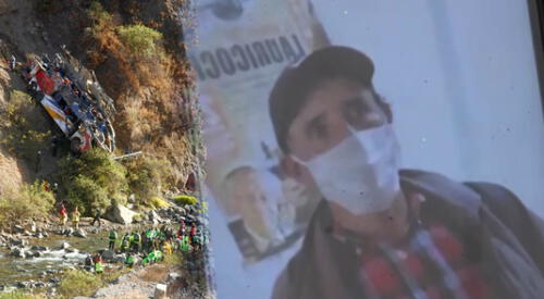 Hombre viene siendo buscado por sus hijos tras desconocerse su paradero durante el accidente. elpopular.pe