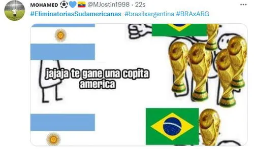 Escándalo en Brasil vs. Selección Argentina: los mejores memes que circulan en las redes sociales elpopular.pe