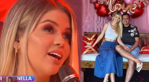 Brunella Horna defiende a Richard Acuña y lo justifica por no pedirle matrimonio. elpopular.pe