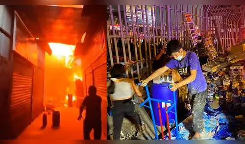 Mercado Ferretero Unicachi quedo en cenizas tras gigantesco siniestro en Comas. elpopular.pe