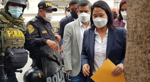 Excandidata agradeció a las personas cercanas a su padre por ayudarla. elpopular.pe