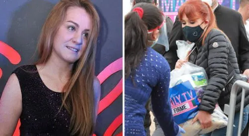 Lourdes Sacín elogia que Magaly Medina y su programa apoyen temas sociales. elpopular.pe