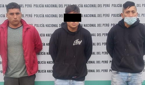 Detenidos fueron trasladados a la comisaría para las investigaciones. elpopular.pe