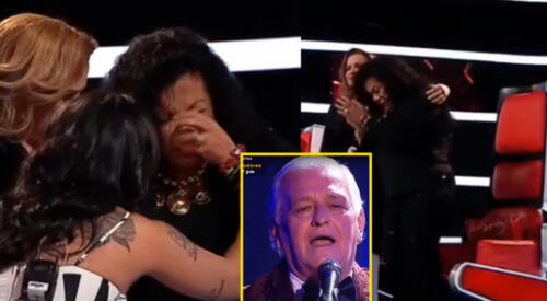 Eva Ayllón rompe en llanto tras escuchar tema de concursante. elpopular.pe