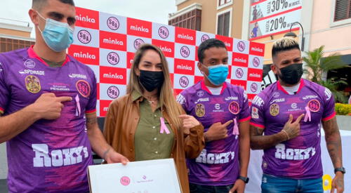 Club y jugadores de Sports Boys se unieron a una campaña. elpopular.pe