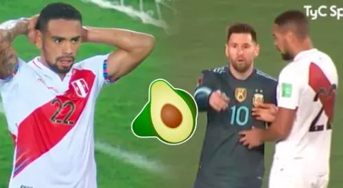 Alexander Callens no pudo llevarse la camiseta de Lionel Messi a casa. elpopular.pe