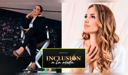 Cassandra Sánchez feliz por el primer desfile inclusivo de Latinoamérica. elpopular.pe