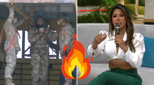 Edson Dávila se negó a saltar de un paracaidas a una altura de 50m y aprovechó en recordar el lamentable paso de los 'guerreros' en México. elpopular.pe