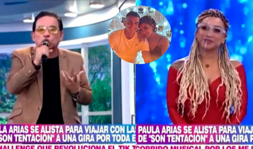 Ricardo Rondón vacila a Paula Arias. elpopular.pe