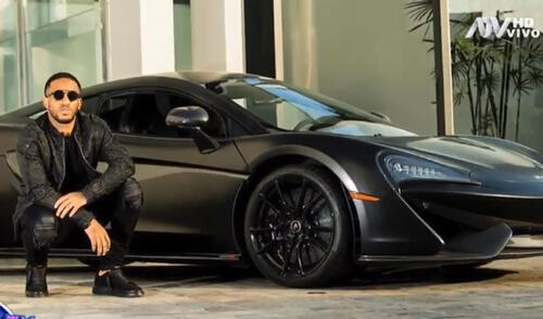 Jefferson Farfán siempre aparece con lujosos autos elpopular.pe