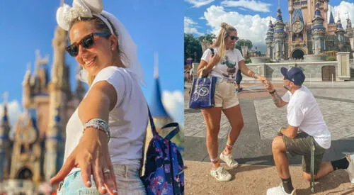 Joanna Boloña se emocionó hasta las lágrimas con romántica pedida de mano. elpopular.pe