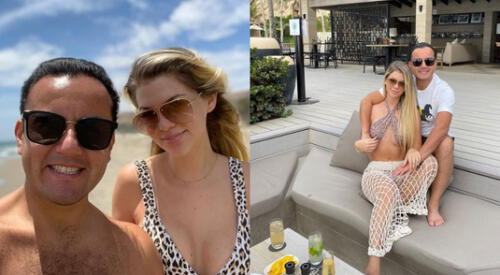 Brunella Horna y Richard Acuña detalles sobre el inicio de su relación. elpopular.pe