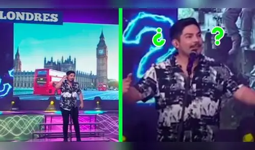 Erick Elera quedó impactado tras no poder responder todas las preguntas en vivo. elpopular.pe