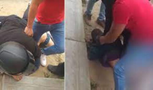 Sujeto fue trasladado a la comisaría. elpopular.pe