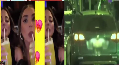 Luciana Fuster manejaría auto en presunto estado de ebriedad, según Amor y fuego. elpopular.pe