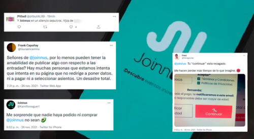 Usuarios arremeten contra Joinnus. elpopular.pe