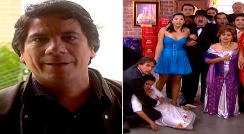 Así fue la llegada de Luchito a la boda de Charito con Raúl. elpopular.pe