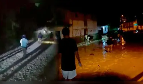 Desborde del río se llevó dos viviendas en los caseríos de el Salao y Huingo. elpopular.pe