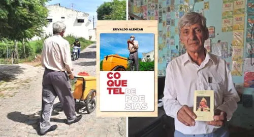 Vendedor de helados publicó libro con 90 poemas y su historia se vuelve viral en redes sociales. elpopular.pe