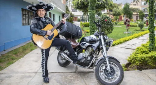 Luis Murguero participó en Yo Soy, ahora se gana al vida como un peculiar mariachi. elpopular.pe