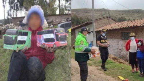 La imágenes de la ayuda proporcionada al menor han conmovido a miles en redes. elpopular.pe