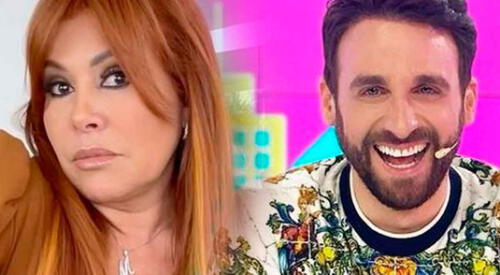 Magaly entrevistó a Andrea San Martín, pero no fue del agrado de Peluchín. elpopular.pe