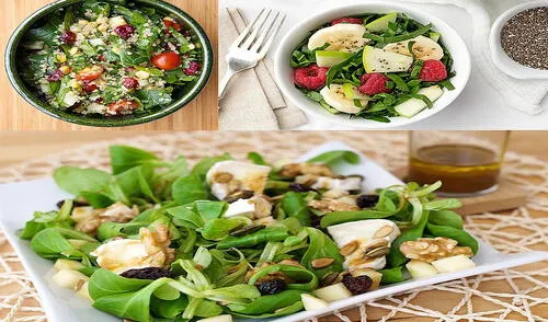 Ensaladas saludables para la cena de Navidad. elpopular.pe