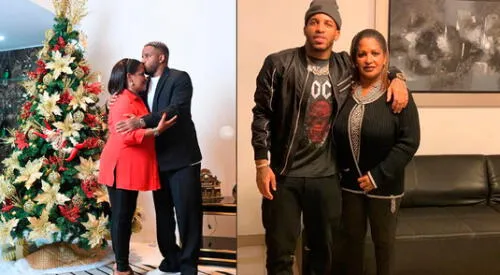 Jefferson Farfán emocionado por el cumpleaños de su mamá. elpopular.pe