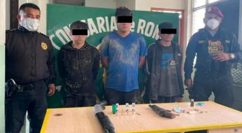 Sujetos fueron conducidos a la comisaría del sector. elpopular.pe