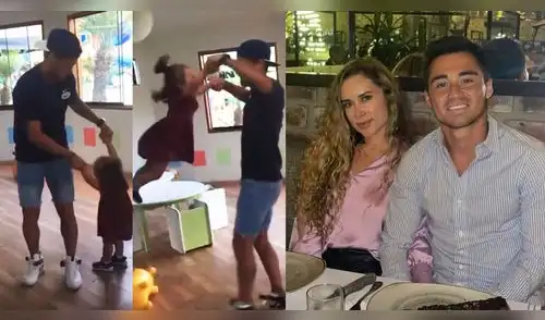 Gato Cuba se gana cariño de hija de Ale Venturo y la hace jugar dándole vueltitas elpopular.pe