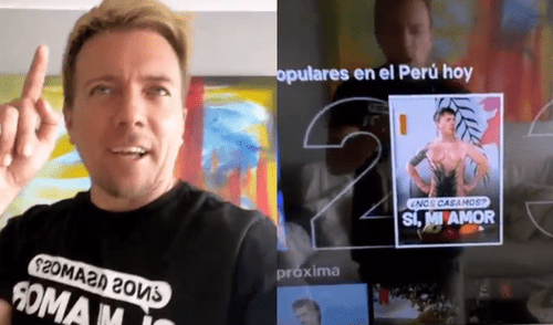 Julián Zucchi feliz con el nuevo puesto de "¿Nos casamos? Sí, mi amor" elpopular.pe