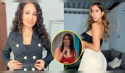 Janet Barboza se confunde al presentar a Melissa Klug elpopular.pe