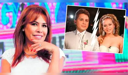 Magaly Medina aprovecha en vivo para comprometer a Néstor Villanueva la exclusiva de su divorcio. elpopular.pe