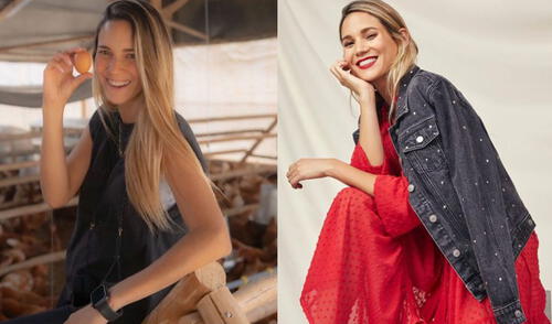 María Grazia Gamarra tiene su granja de gallinas ponedoras. elpopular.pe