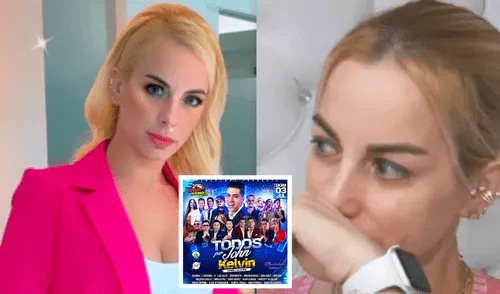 Dalia Durán en desacuerdo con evento a favor de John Kelvin elpopular.pe