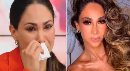 Melissa Loza se conmueve con personas humildes. elpopular.pe