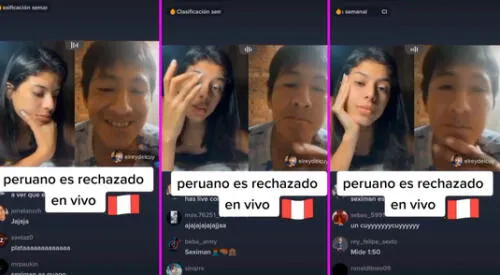 El joven quiso conquistar a la internauta, pero ella lo rechazó. elpopular.pe