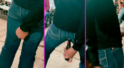 El joven compartió un truco para abrir las botellas de cerveza. elpopular.pe