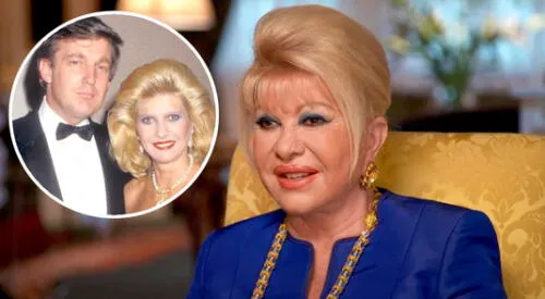 Ivana Trump fue conocida por su matrimonio y posterior divorcio con Donald Trump. elpopular.pe