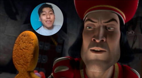 El muchacho dobló la voz de los entrañables personajes de Sherk como Lord Farquaad y la galletita de jengibre. elpopular.pe