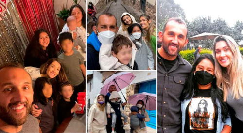 Hernán Barcos llevó a su niñera y sus hijos a Cusco. También la invita a compartir momentos fuera de la casa y la incluye como un miembro más de su familia. elpopular.pe