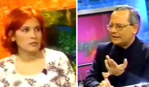 César Hildebrandt cuando fue entrevistado por Magaly. elpopular.pe