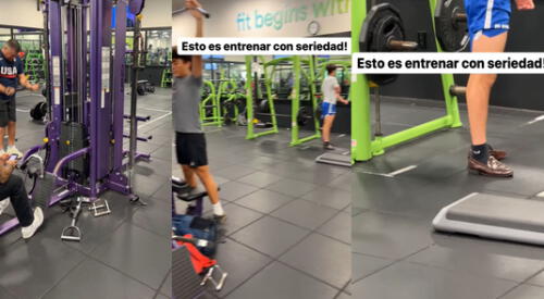 Peculiar escena registrada en un gimnasio se hizo viral en TikTok. elpopular.pe